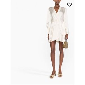 Ivory Silk Zimmermann Wrap Dress - Size 2 (not a US Size 2)